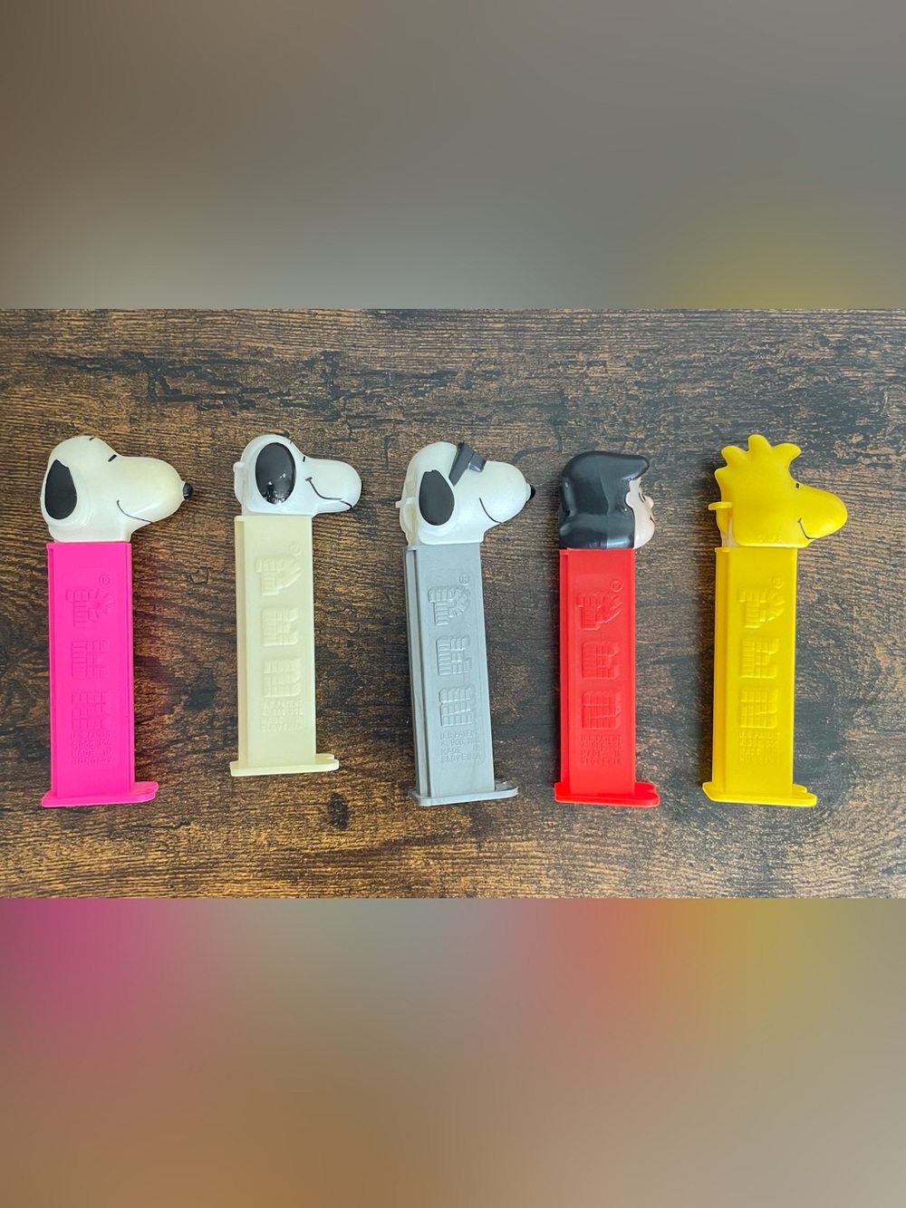 Peanuts Snoopy 5 Pez Dispensers
